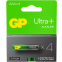 Батарейка GP 24A Ultra Plus Alkaline (AAA, 4 шт.) - 24AUPA21-2CRSB4