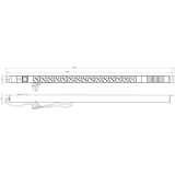 Блок розеток Hyperline SHE-15SH-3IEC-SF-2.5EU