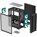 ..... Корпус DeepCool CC 560 V2 Black, царапина на верхней части корпуса (R-CC560-BKGAA4-G-2)