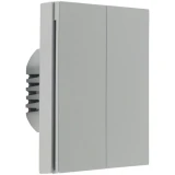 ..... Умный выкл. Aqara Smart Wall Switch H1 Grey (With Neutral, Double Rocker) (0768), помята клавиша (WS-EUK04GR)