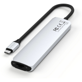 Док-станция Satechi 7-in-1 USB-C Slim Multiport Adapter with Ethernet Silver (ST-P7SS)