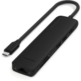 Док-станция Satechi 7-in-1 USB-C Slim Multiport Adapter with Ethernet Black (ST-P6SM)