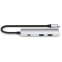 Док-станция Satechi 4-in-1 USB-C Slim Multiport Adapter 4K Silver - ST-P4SS - фото 2