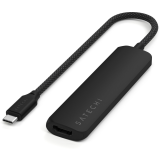 Док-станция Satechi 4-in-1 USB-C Slim Multiport Adapter 4K Black (ST-P4SK)