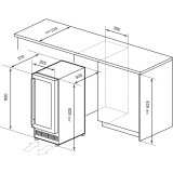 Винный шкаф LEX LWD3017BL (CHAT500002)