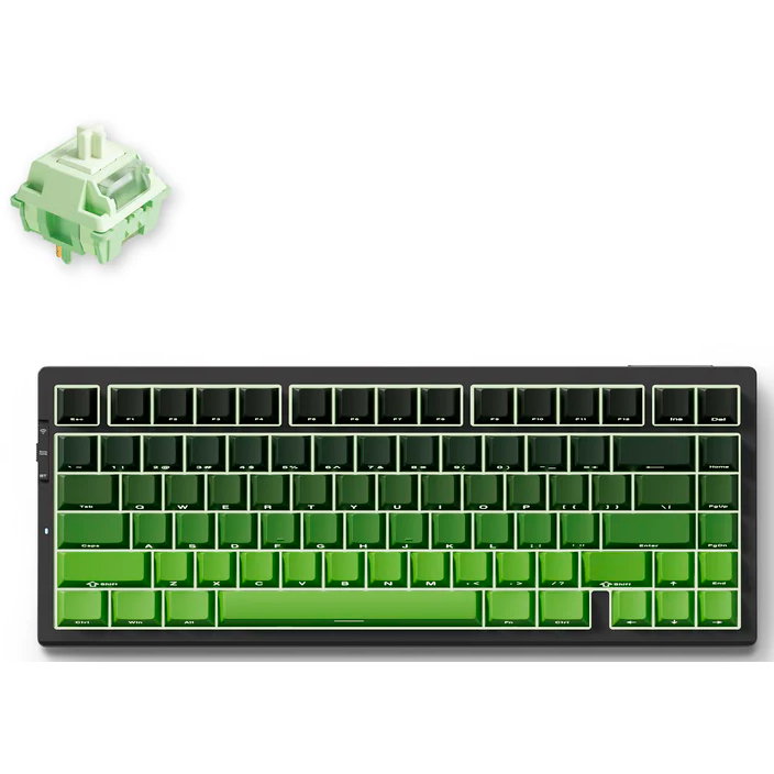 Клавиатура MCHOSE G75 Pro Wireless Black Green Matcha Latte Switch V2