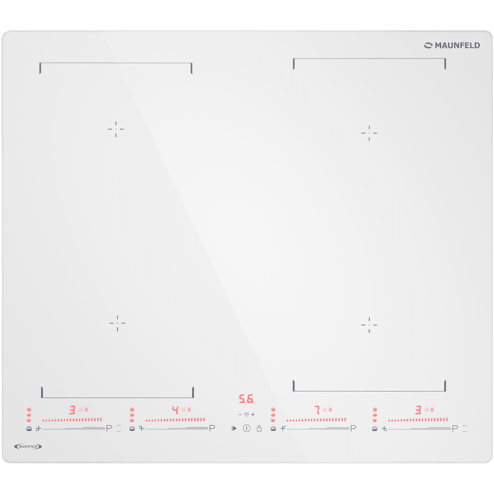 Индукционная варочная панель MAUNFELD CVI604SBEXWH Inverter - КА-00022451