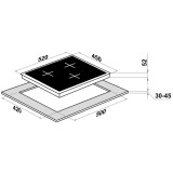 Электрическая варочная панель MAUNFELD CVCE453DBK (КА-00017387)