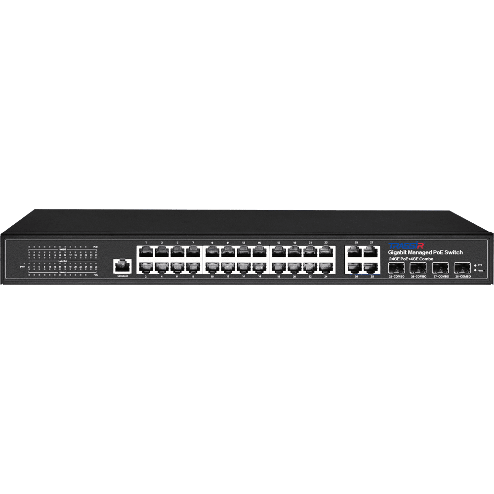 Коммутатор (свитч) TRASSIR TR-NS24284C-400-24POE