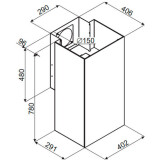 Вытяжка MAUNFELD Bath 402 Stainless Steel (КА-00017494)