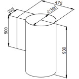 Вытяжка MAUNFELD Lee Wall (sensor) 39 Stainless Steel (КА-00015697)