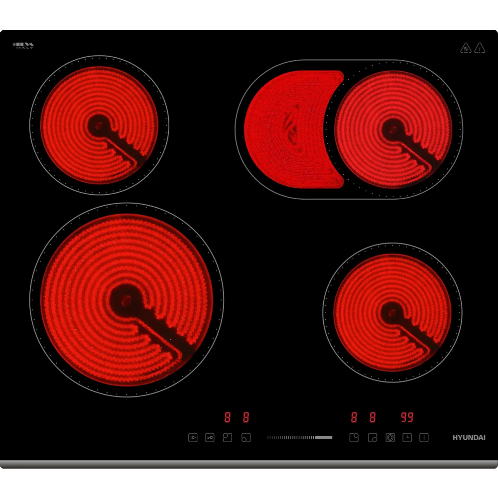 Электрическая варочная панель Hyundai HHE 6672 BG