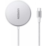 Беспроводное зарядное устройство UGREEN Wireless Charger with MagSafe 15W White (W703) (35565)