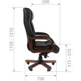 Офисное кресло Chairman 653 Black (00-07163864)