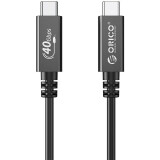 Кабель USB Type-C - USB Type-C, 0.5м, Orico U4A05-BK-BP (ORICO-U4A05-BK-BP)