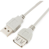 Кабель удлинительный USB A (M) - USB A (F), 1.8м, Cablexpert CC-USB2-AMAF-6-N