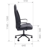 Офисное кресло Chairman CH941 Black (7162323)