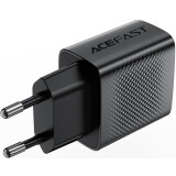 Сетевое зарядное устройство ACEFAST A90 Black (with USB-C - USB-A cable) (AF-A90P3-BK)