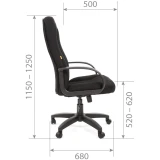 Офисное кресло Chairman 685 TW-11 Black (00-01173446)