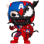 Фигурка Funko POP! Bobble Marvel Carnage Captain America - 82644