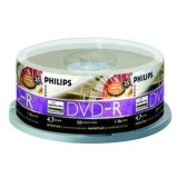 Диск DVD-R Philips 4.7Gb 4x Cake Box (25 шт.) (DN4S4B25X/97)