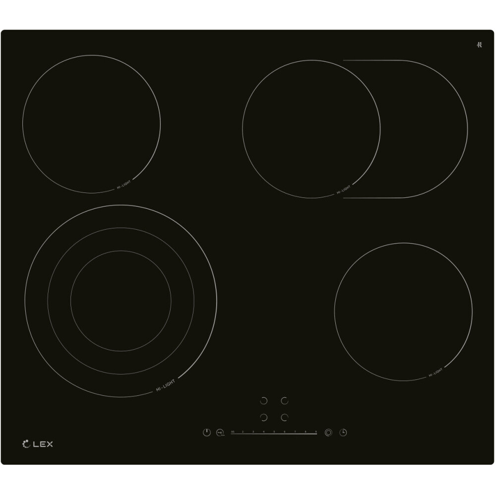 Электрическая варочная панель LEX EVH 642D BL - CHPE000024