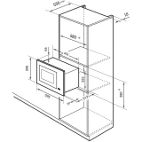 Встраиваемая микроволновая печь LEX BIMO 20.04 IV (CHVE000008)