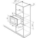 Встраиваемая микроволновая печь LEX BIMO 20.07 IX (CHVE000014)