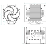 Кулер для серверного процессора Arctic Cooling Freezer 4U-M Rev. 2 (ACFRE00133B)