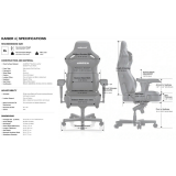 Игровое кресло Anda Seat Kaiser 4 XL Bentley Brown (AD12YDDC-XLL-20-K-PV/C)