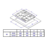 Газовая варочная панель Weissgauff HGG 641 BGL (436121)