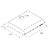 Вытяжка JET AIR LIGHT WH/F/60 (PRF0094435)