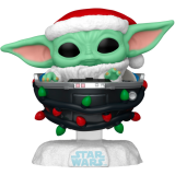 Фигурка Funko POP! Bobble Star Wars Holiday Grogu Pram (80010)