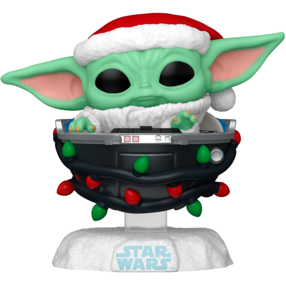 Фигурка Funko POP! Bobble Star Wars Holiday Grogu Pram - 80010