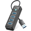 USB-концентратор Orico PW4U-U3 Black - PW4U-U3-015-BK-EP