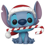 Фигурка Funko POP! Disney Lilo & Stitch Holiday Stitch with Candy Cane (80036)