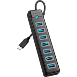 USB-концентратор Orico PW7U-C3-015-BK-EP (ORICO-PW7U-C3-015-BK-EP)