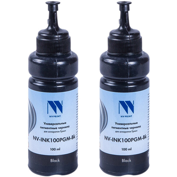 Чернила NV Print NV-INK100PGM2-Bk Black