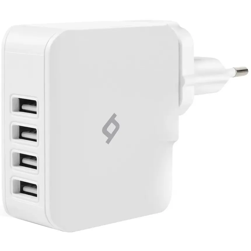 Сетевое зарядное устройство ttec Quattro Worldwide Travel Charger White - 2SC02B