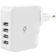 Сетевое зарядное устройство ttec Quattro Worldwide Travel Charger White - 2SC02B