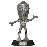 Фигурка Funko POP! Deluxe Star Wars Mandalorian S10 IG-12 with Grogu (80001)