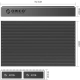 Внешний корпус для SSD M.2 Orico BM2C3-2N Grey (ORICO-BM2C3-2N-GY-BP)