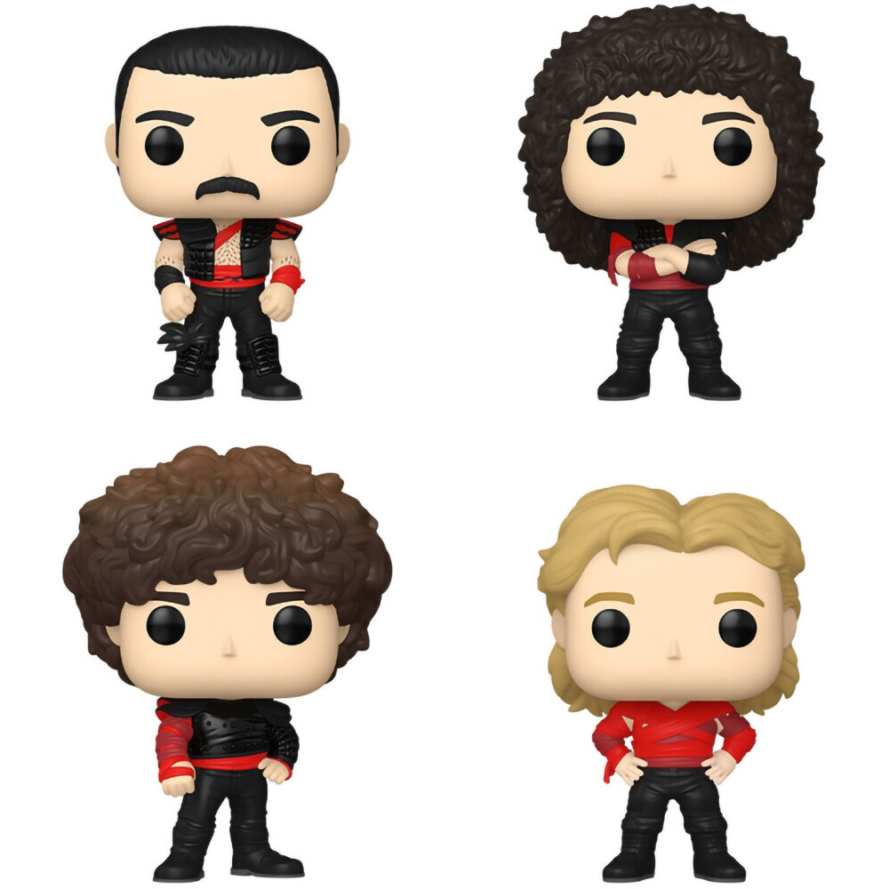 Фигурка Funko POP! Rocks Queen Radio Gaga Freddie Mercury/Bryan May/John/Roger 4PK - 70602