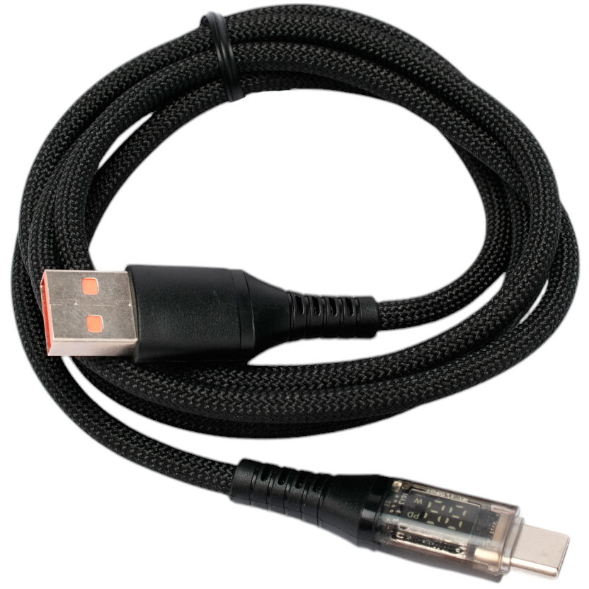 Кабель USB - USB Type-C, 1м, Cablexpert CCP-USB2-AMCM-SCR-1M