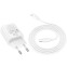 Сетевое зарядное устройство HOCO N60 White + Type-C Cable - 6942007644228 - фото 3