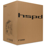 Корпус HSPD F330-TGBK-ARGB Black