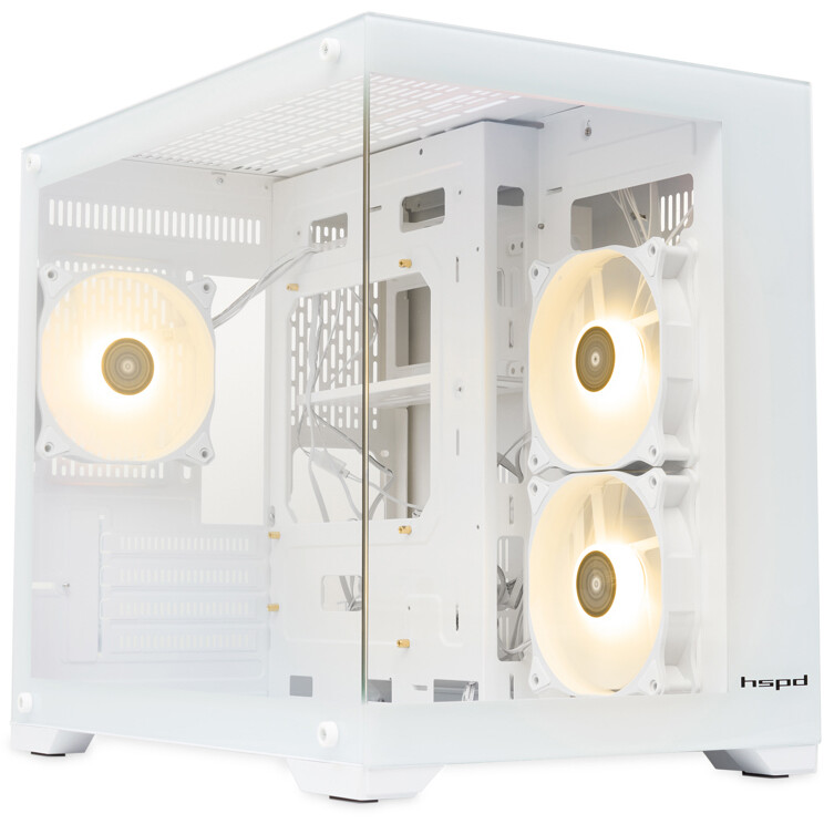 Корпус HSPD F330-TGWH-ARGB White