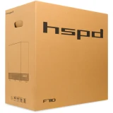 Корпус HSPD F710-TGBK-ARGB Black