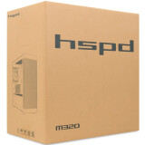 Корпус HSPD M320-TGBK-ARGB Black