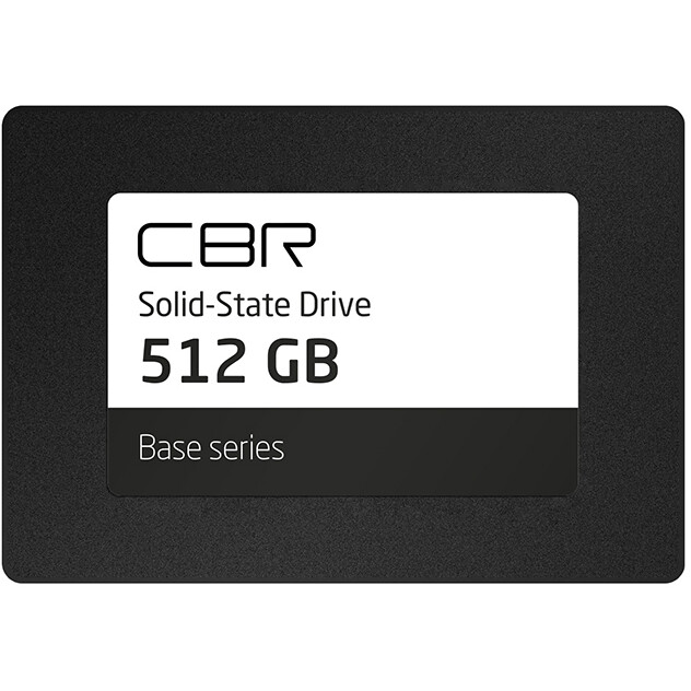 Накопитель SSD 512Gb CBR Base (SSD-512GB-2.5-BS24b) OEM